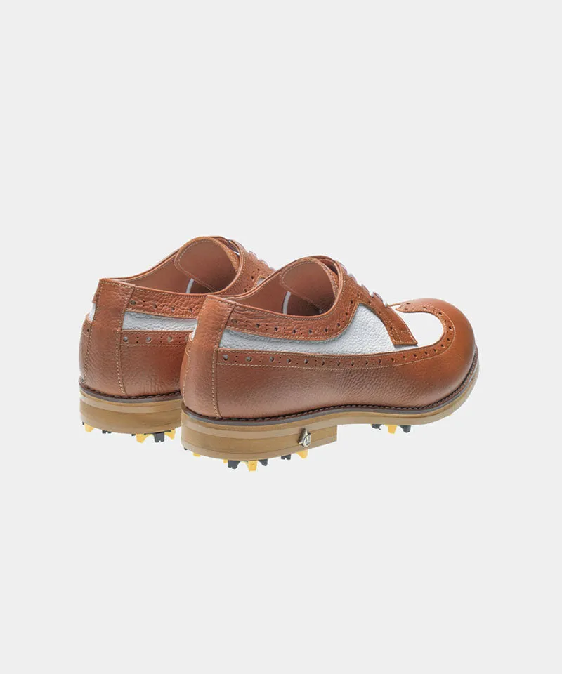 ALL CLASSIC Golf Noble Derby Classic Golf Shoes - Light Brown