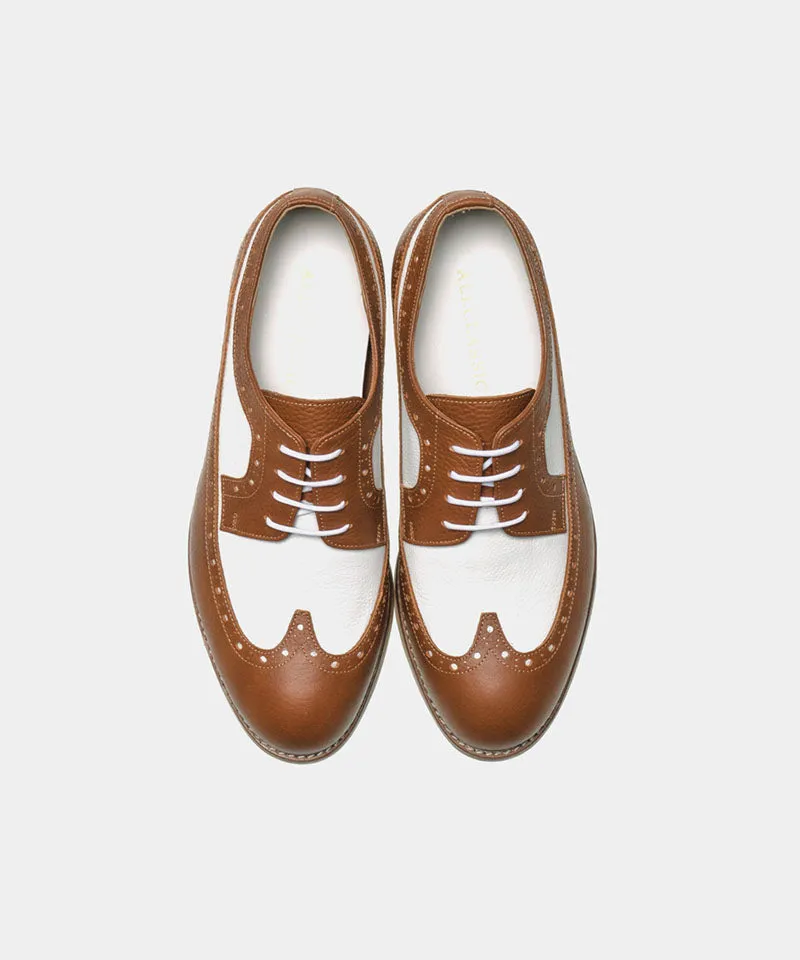 ALL CLASSIC Golf Noble Derby Classic Golf Shoes - Light Brown