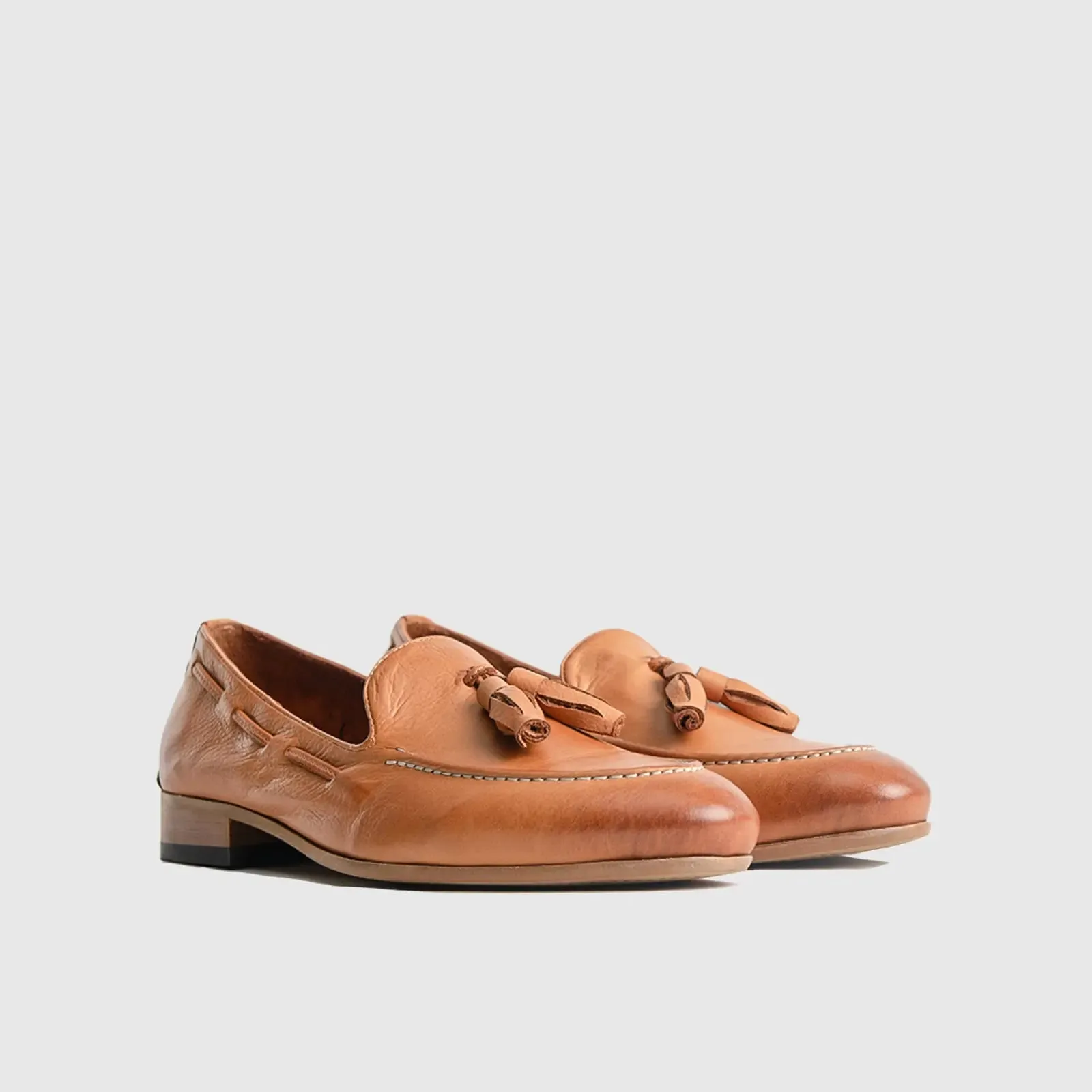 Bulletti Casual Slip On Loafers - 002 Tan