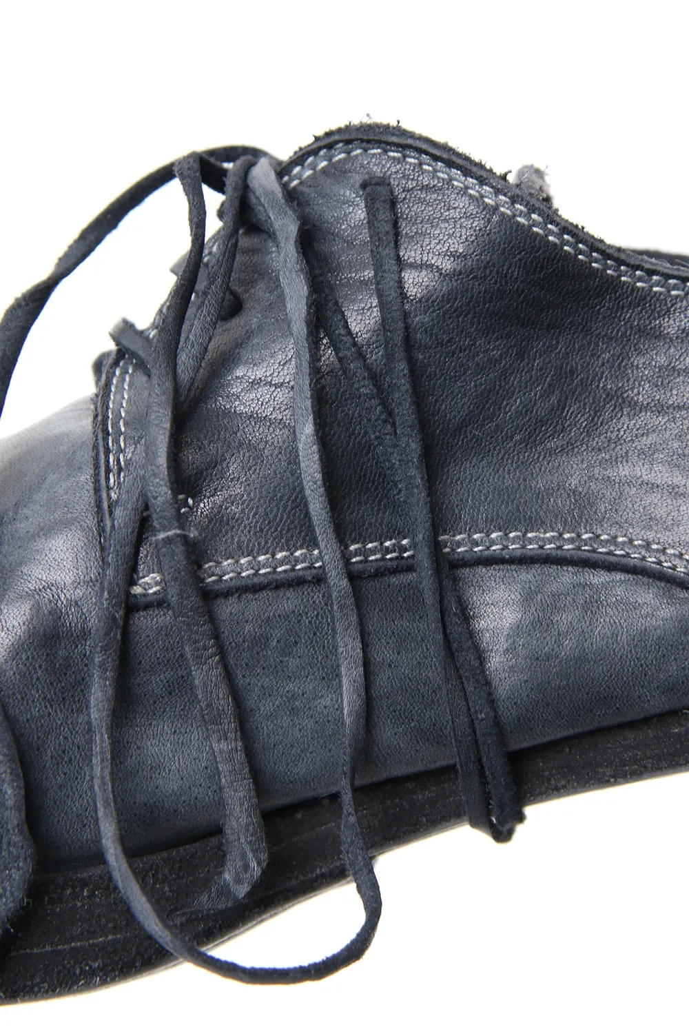 Classic Derby Shoes Double Sole - Horse Full Grain Leather