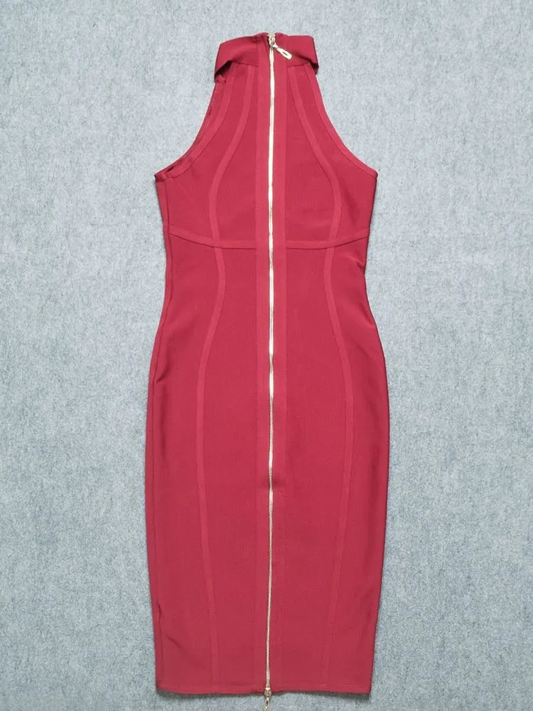 Damara Elegant Bodycon Bandage Dress