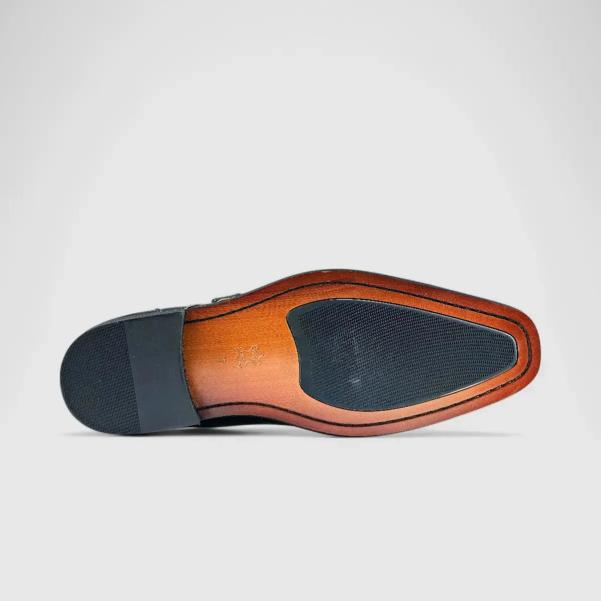 Fabino Dress Single Monk Strap Black  M3220051