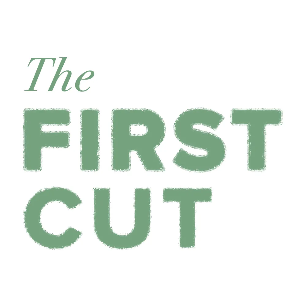 First Cut Golf Podcast Logo Embroidered Flat Bill Hat