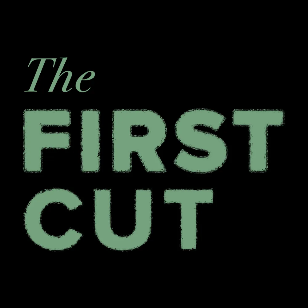 First Cut Golf Podcast Logo Embroidered Flat Bill Hat
