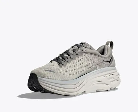 Hoka Men's Bondi 8 Running Shoes- Sharkskin
