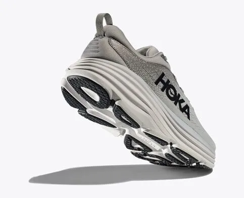 Hoka Men's Bondi 8 Running Shoes- Sharkskin