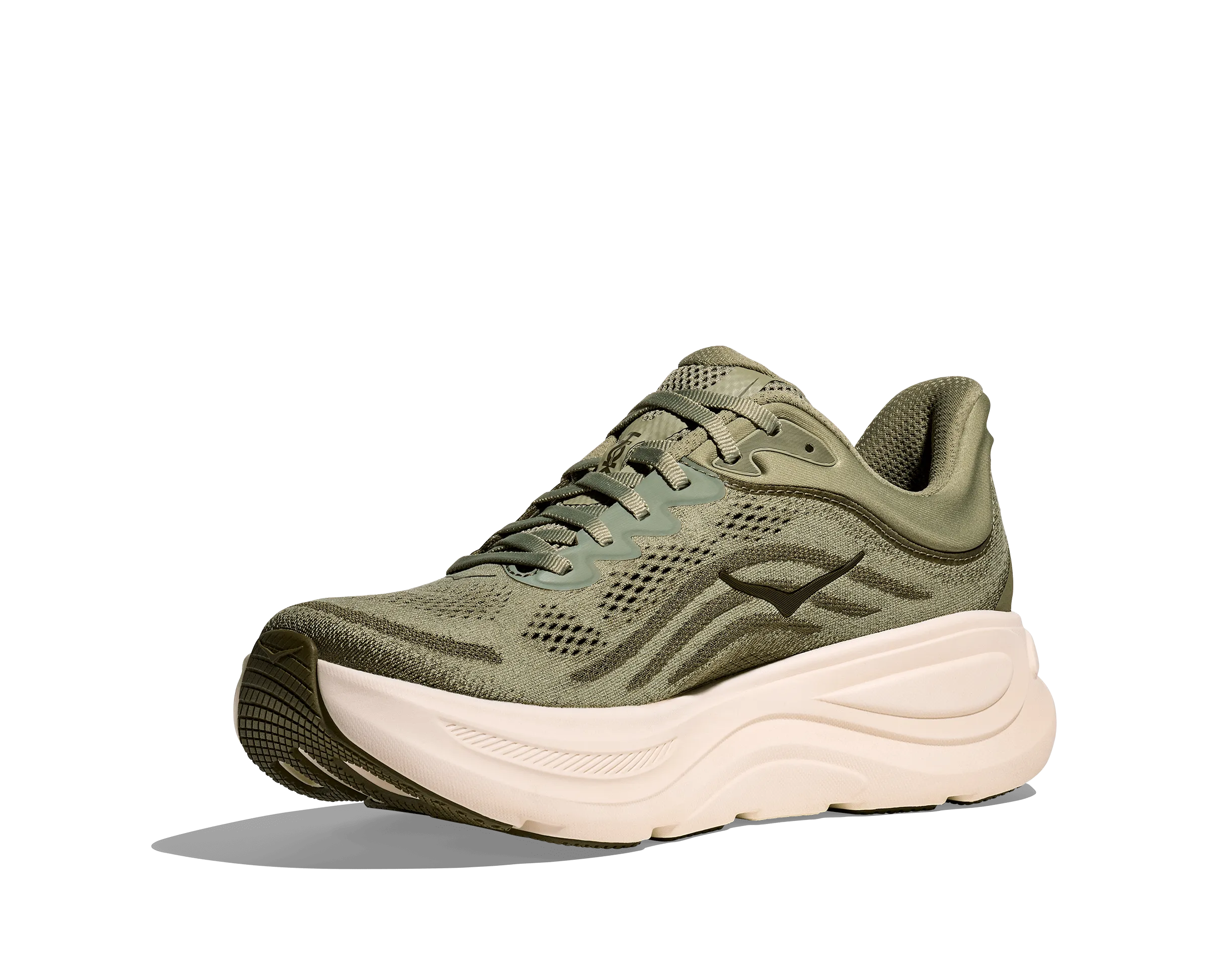 Hoka Men's Bondi 9 Running Shoes- Sea Moss/ Eucalyptus