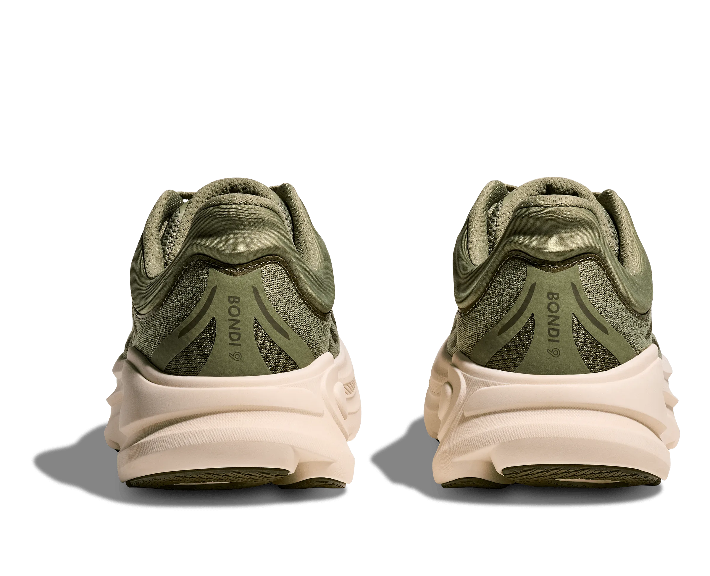 Hoka Men's Bondi 9 Running Shoes- Sea Moss/ Eucalyptus