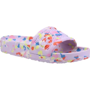Hunter Women’s Bloom Algae Marble Sandal Lightweight and Quick-Dry Sliders with Unique Marble Finish Comfortable Contoured Footbed Easy to Clean