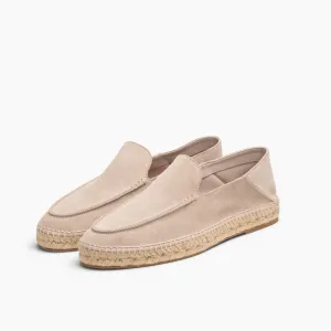 Luxury Men's Espadrilles Mocassin Orlando Grey Genuine Suede