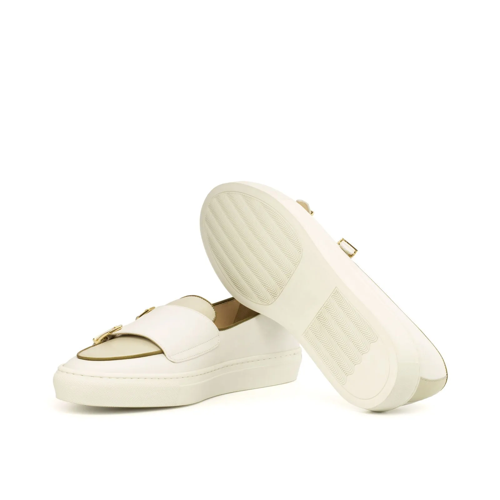 Men's Double Monk Sneakers Wide Plus Size 3657