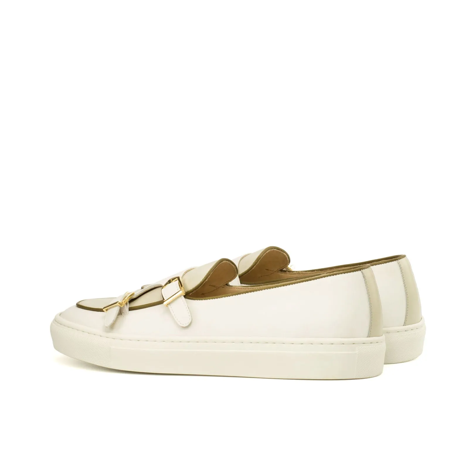 Men's Double Monk Sneakers Wide Plus Size 3657