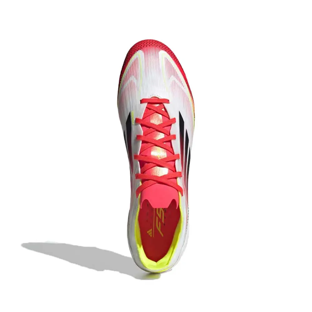 Men's F50 Pro FG Soccer Cleat - Cloud White/Core Black/Solar Yellow - Regular (D)