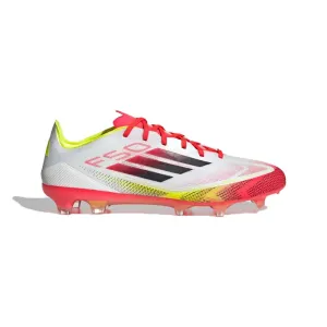 Men's F50 Pro FG Soccer Cleat - Cloud White/Core Black/Solar Yellow - Regular (D)