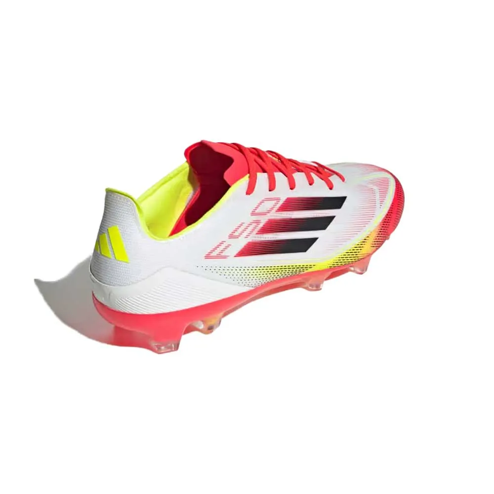 Men's F50 Pro FG Soccer Cleat - Cloud White/Core Black/Solar Yellow - Regular (D)