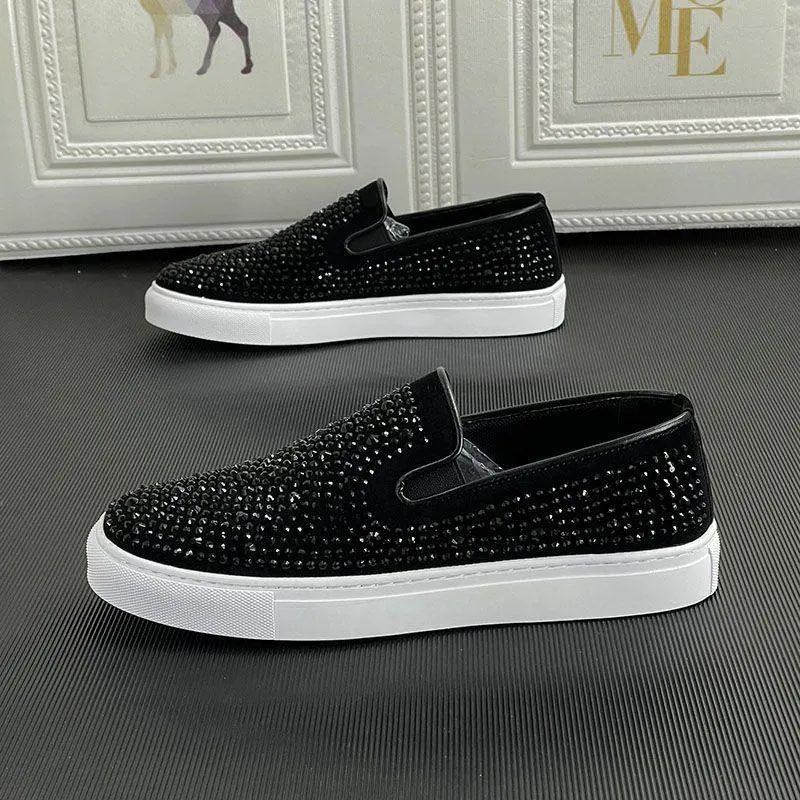 Men's Hot Diamond Slip-on Loafers