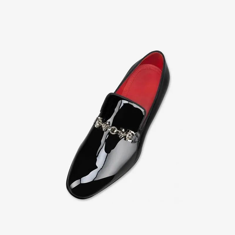 Men's Patent Leather Slip-On Loafers