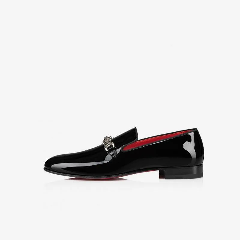 Men's Patent Leather Slip-On Loafers
