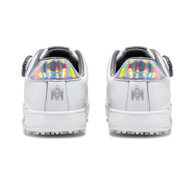 MOEYES M22XZ09 new fashion golf shoes 6.5 size spike less waterproof golf shoes
