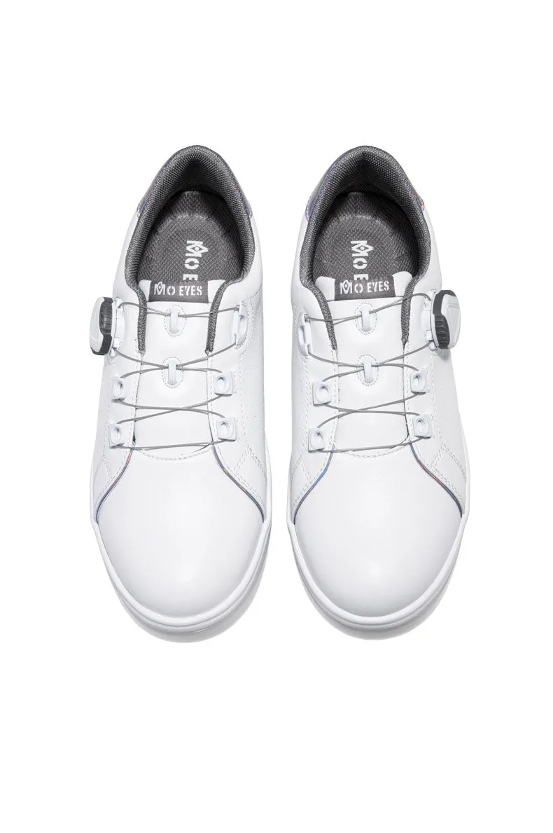 MOEYES M22XZ09 new fashion golf shoes 6.5 size spike less waterproof golf shoes