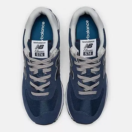 New Balance Women's 574 Classic Sneakers- Blue/White