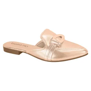 Rose Gold Slide Flats