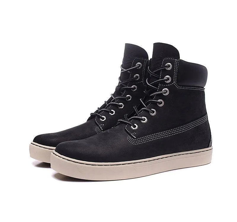 Timberland Icon Nubuck with Rubber Sole Black Waterproof Boots