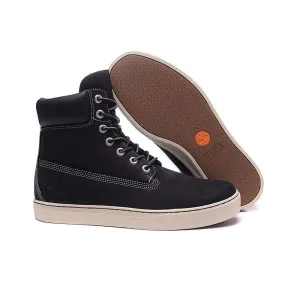 Timberland Icon Nubuck with Rubber Sole Black Waterproof Boots